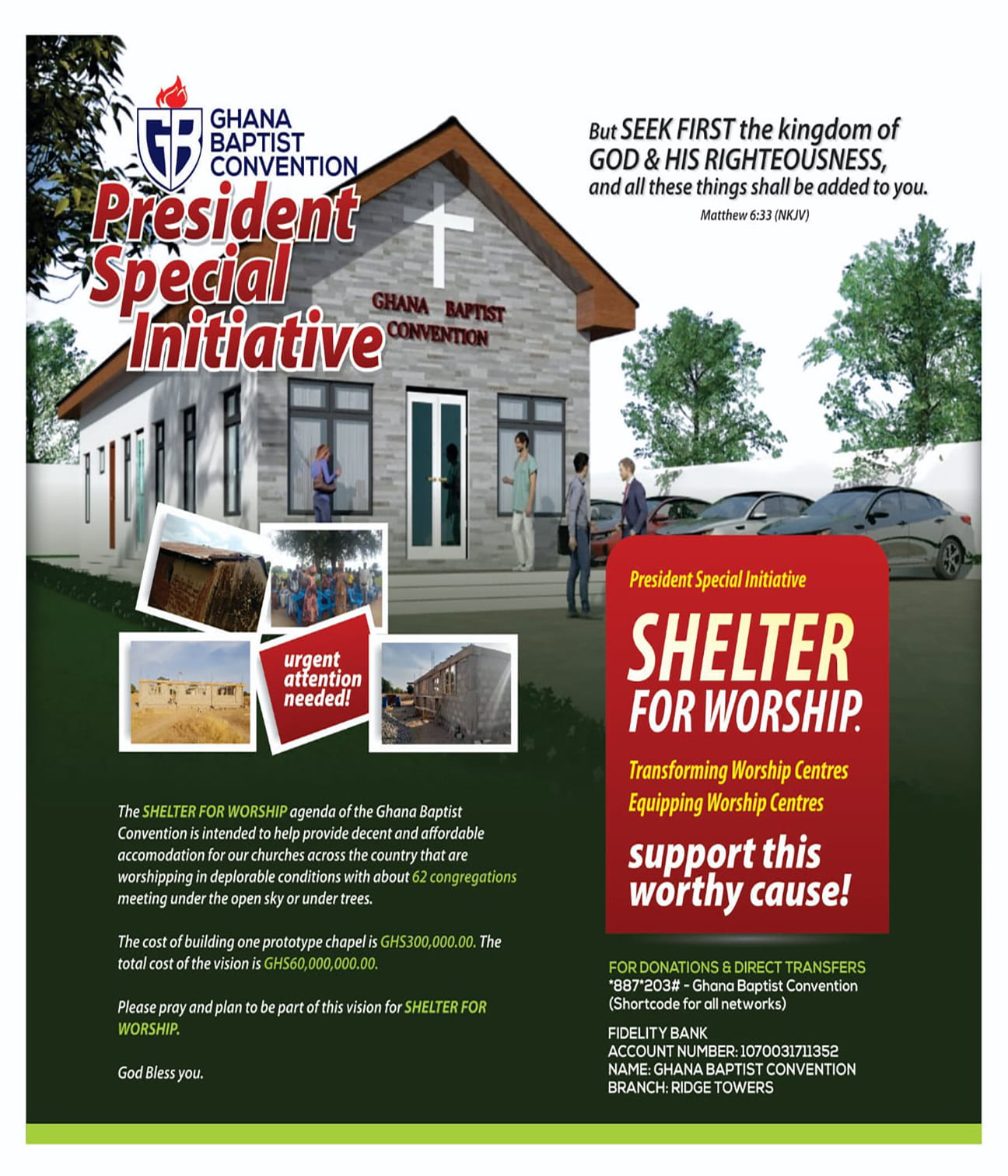 shelther for worship